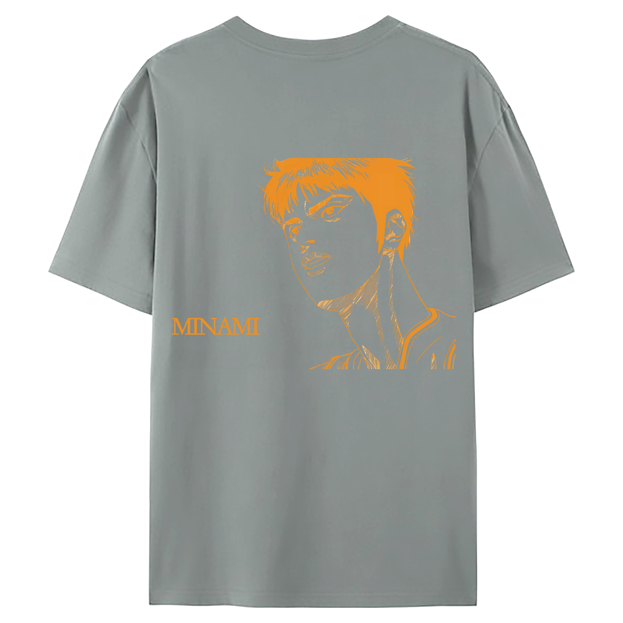 （画像用） SLAM DUNK／スラムダンク 綿100％ メンズ半袖Tシャツ（バックプリント） 通気性